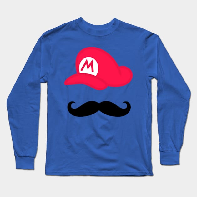 MustacheMA Long Sleeve T-Shirt by MustacheMario Merch!